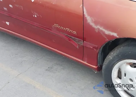 1997 Pontiac Sunfire Se из США, поврежденный, VIN 1G2JB12T8V7560458